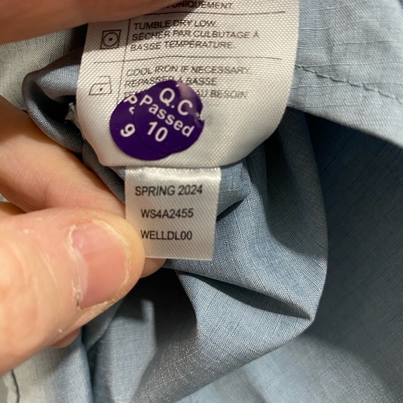 The American Outdoorsman Golf sleeveless collared  half-button UV 40 Blue size M - Picture 12 of 15